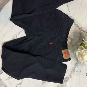 Levi’s Classic 512 Tapered Leg Slim Stretch Black Jeans